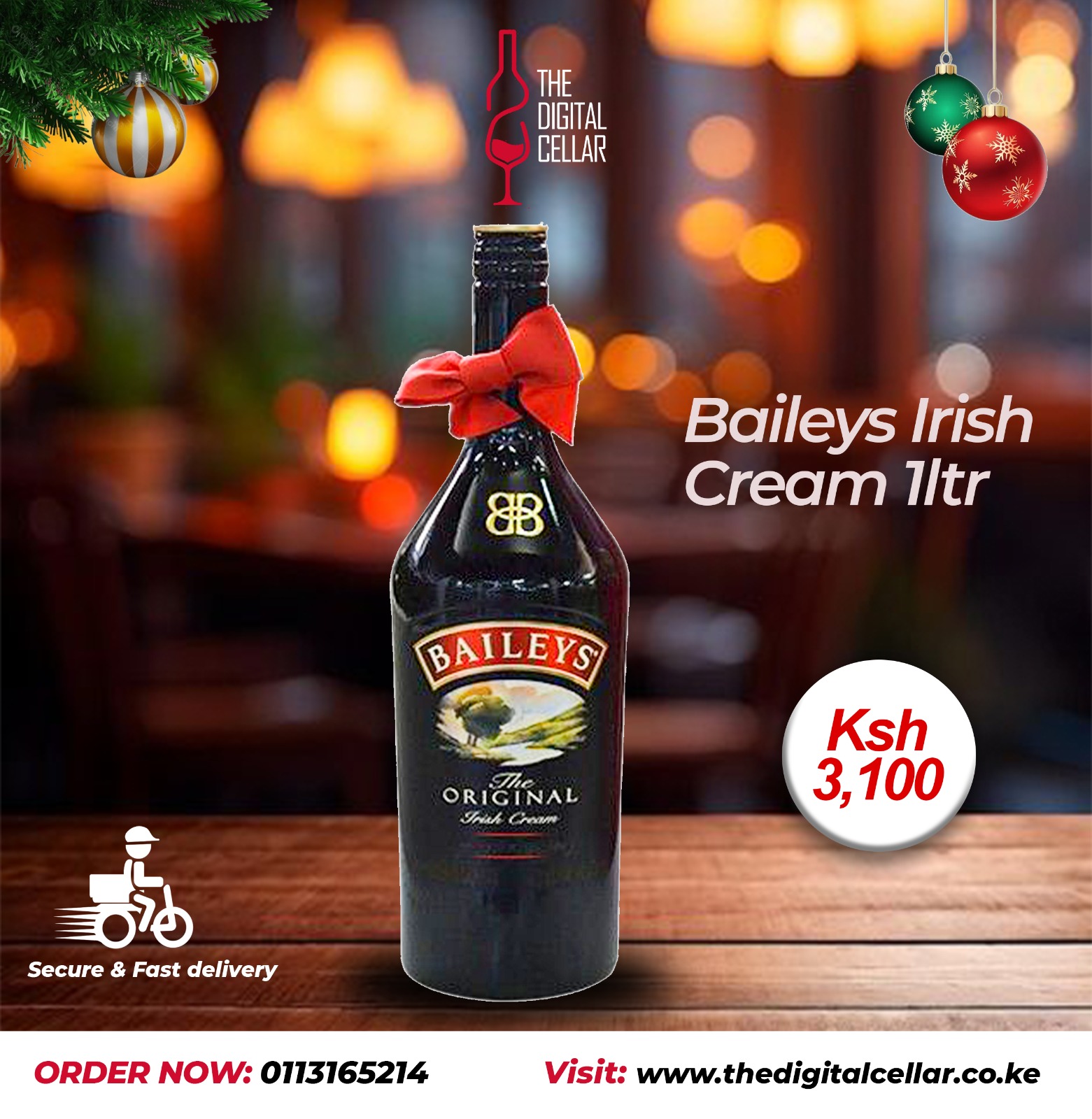 Baileys Irish Cream 1ltr