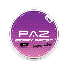 Nicotine pouche paz berry frost